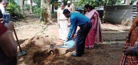 Tree planting program implemented in the office premises
